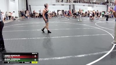 144 lbs Round 2 (8 Team) - Jared Gonzalez, Lost Boys vs Quinn Morrison, VA Team Predator