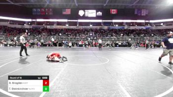 85 lbs Round Of 16 - Baker Brogden, North Desoto Wrestling Academy vs Thomas Steinkirchner, SlyFox Wrestling Academy