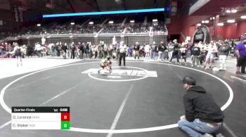 43 lbs Quarterfinal - Oaken Lorance, Sanderson Wrestling Academy vs Creo Staker, Independent