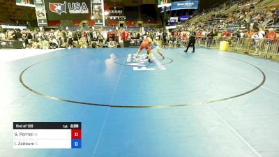 150 lbs Rnd Of 128 - Sergio Porras, CA vs Izaiah Zaitouni, FL