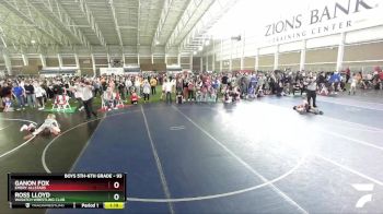 93 lbs Champ. Round 1 - Ganon Fox, Emery Allstars vs Ross Lloyd, Wasatch Wrestling Club