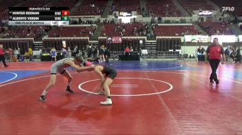 109 lbs 2nd Place Match - Alberto Verdin, Hettinger vs Hunter Beeman, Darkhorse Wrestling Club