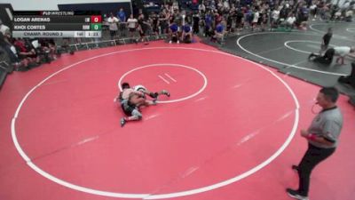 132 lbs Champ. Round 2 - Khoi Cortes, Rancho Bernardo WC vs Logan Arenas, Lancers WC