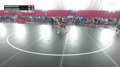 165 lbs Cons. Round 4 - Benjamin Miller, Wisconsin vs Conner Carlson, Wisconsin