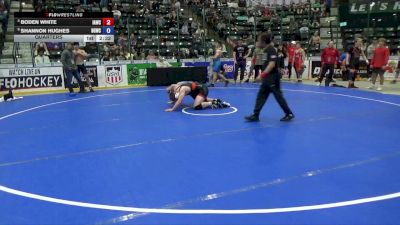 165 lbs Quarters - Boden White, Immortal Athletics Wrestling Club vs Shannon Hughes, Big Game Wrestling Club
