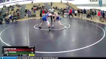 138 lbs Cons. Round 3 - Mason Miller, Reno vs Toby Krehbiel, Carson