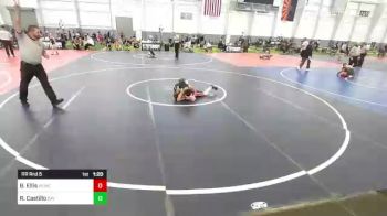 90 lbs Rr Rnd 5 - Bryce Ellis, Hemet Youth WC vs Raymond Castillo, Bay Area Dragons