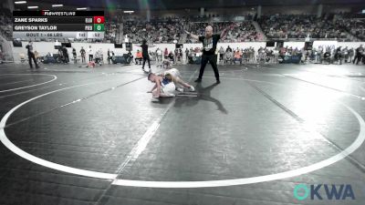 66 lbs Round Of 16 - Zane Sparks, Elgin Wrestling vs Greyson Taylor, Piedmont