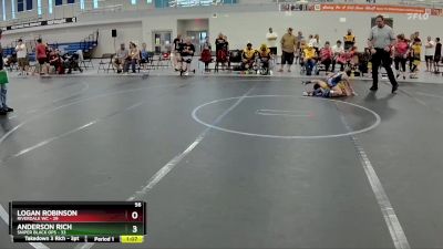 56 lbs Round 1 (6 Team) - Logan Robinson, Riverdale WC vs Anderson Rich, Sniper Black Ops