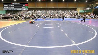 55 lbs Round Of 16 - Izrael Casaus, Juggernaut Wrestling Club vs Miguel Duarte, Gomez Brothers Grappling Academy