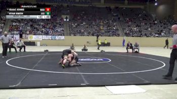 150 lbs 1st Place Match - Ryan Smith, Johnson Central vs Isaac Johns, Woodford County