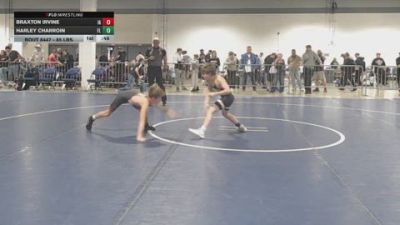 85 lbs Consi Of 16 #1 - Braxton Irvine, IA vs Harley Charroin, FL