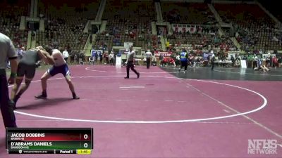 7A 190 lbs Quarterfinal - Jacob Dobbins, Baker HS vs D`abrams Daniels, Davidson HS