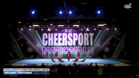 Pro Cheer - Nighthawks [2026 L1 Junior - Flex - D2 - Small Day 2] 2026 CHEERSPORT National All Star Cheerleading Championship