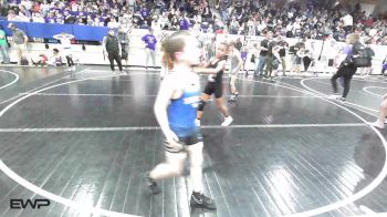 61 lbs Rr Rnd 2 - Lexton Manning, Bristow Elementary Wrestling Club vs Jolene Chuculate, HURRICANE WRESTLING ACADEMY