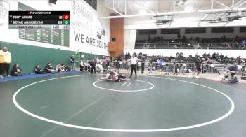 157 lbs Cons. Round 4 - Toby Lucas, Huntington Beach vs Sevak Arakleyan, Burbank