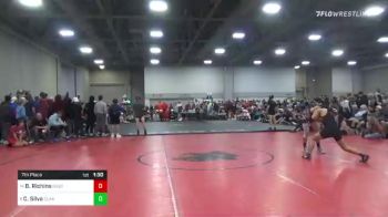 132 lbs 7th Place - Bronson Richins, North Summit vs Carter Silva, Colony