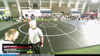 92 lbs Champ. Round 2 - Xavier Paredes, Sanderson Wrestling Academy vs Karver Peasley, INWTC