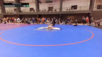 U12 FK - 86 lbs Semis - Adam Hall, Whatcom Wrestling Academy vs Cooper Miller, Askeo International Mat Club