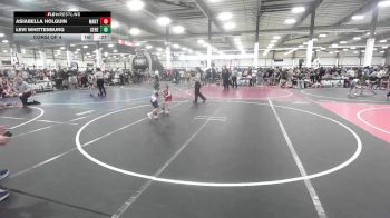 43 lbs Consi Of 4 - Asiabella Holguin, Martinez School Of Wrestling vs Levi Whittenburg, Ceres Pups WC