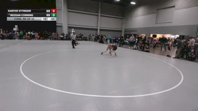 84 lbs Cons. Rd Of 16 - Reegan Corning, RT Elite Wrestling vs Karter Ettinger, DC Elite Wrestling