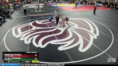 Champ. Round 1 - Kyler Lauridsen, Bennington vs Kingston Mcneal, Elkhorn North