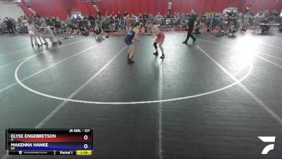 127 lbs Quarterfinal - Elyse Engebretson, IA vs Makenna Hanke, WI