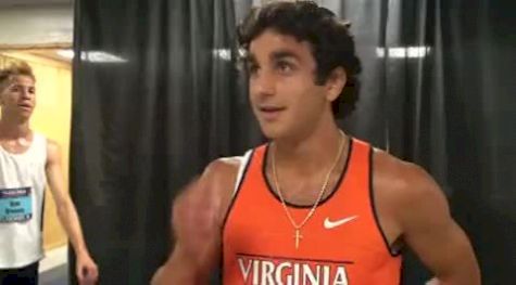 Robby Andrews after 800 round 2010 USATF Outdoor Championships