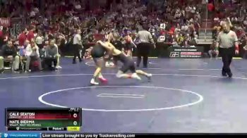 3 lbs Quarterfinal - Cale Seaton, Iowa City, City High vs Nate Bierma, Valley, West Des Moines