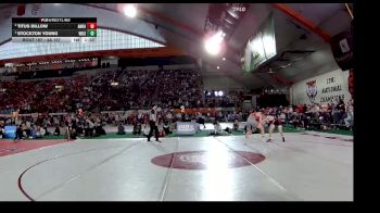 4A 157 lbs Quarterfinal - Stockton Young, Weiser vs Titus Dillow, American Falls