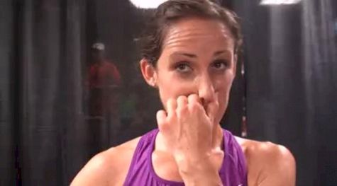 Shannon Rowbury after winning her 1500 Prelim 2010 USA Champs