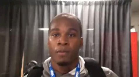 Walter Dix after winning 100 Prelims 2010 USA Champs