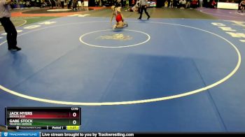 Champ. Round 1 - Jack Myers, Broken Bow vs Gabe Stock, Tekamah-Herman