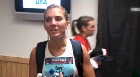 Cory McGee after 1500 first round 2010 USATF Jr Championships