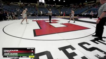 6A-165 lbs Semifinal - Colin McAlister, Mill Valley vs Chase Calhoon, Topeka-Washburn Rural