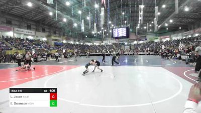73 lbs Round Of 32 - Luke Jacox, Bald Eagle WC vs Ethan Swanson, Mountain Grapplers WC