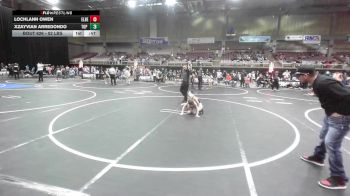 52 lbs Rr Rnd 5 - Lochlann Owen, Elbert County Wranglers vs Xzayvian Arredondo, Top Notch WC