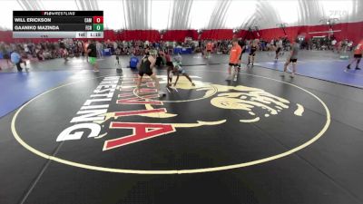 132 lbs Round 3 (8 Team) - Will Erickson, Cameron vs Gaaniko Mazinda, Franklin Central Flashes A