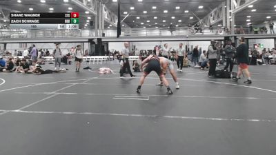 165 lbs Finals (8 Team) - Shane Wagner, Steller Trained Seripas vs Zach Schrage, Barn Brothers BlueWave