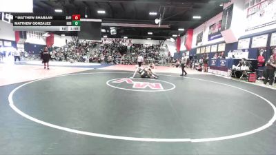 175 lbs Champ. Round 1 - Matthew Gonzalez, Northview vs Matthew Shabaan, Santa Fe