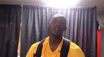 Donald Sanford ASU after making the 400 Final 2010 USATF Championships