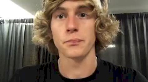 Evan Jager after having to drop out of the 1500 Prelim 2010 USATF Championships