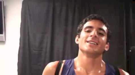 David Torrence after making the 1500 Final 2010 USATF Championships