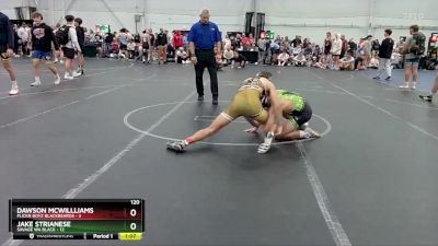 120 lbs Placement (4 Team) - DAWSON MCWILLLIAMS, Flickr Boyz Blackbeards vs Jake Strianese, Savage WA Black