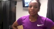 Natasha Hastings after winning her 400 Semi 2010 USATF Championships