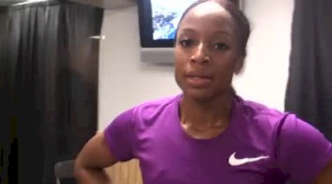 Natasha Hastings after winning her 400 Semi 2010 USATF Championships