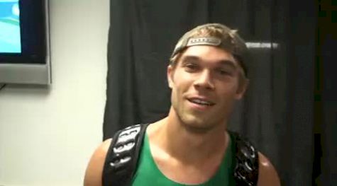 Nick Symmonds after qualifying for the 800 Final 2010 USATF Championships