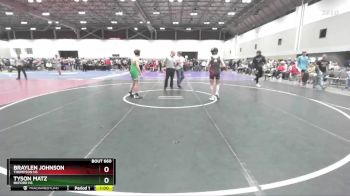 106 lbs Cons. Round 2 - Tyson Matz, Buford HS vs Braylen Johnson, Thompson HS