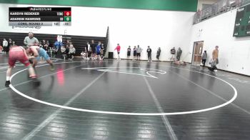 132 lbs Cons. Round 2 - Karsyn Redeker, Team Central Wrestling Club vs Adarein Hawkins, Hawkins House