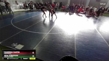 115 lbs 1st Place Match - Keva Kobayashi, Mountain Crest vs Makerina Martin, Grantsville